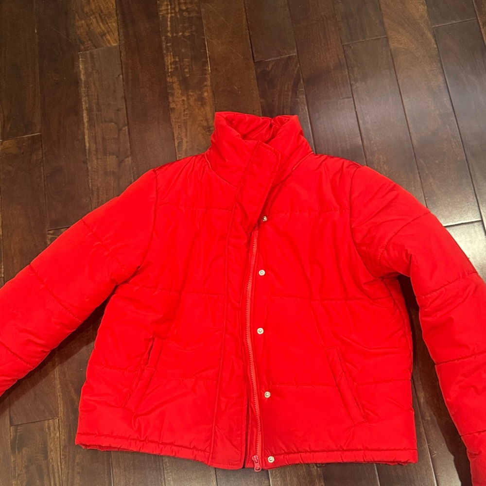 Red Puffer Jacket